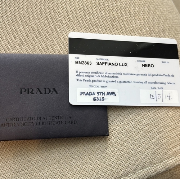 Prada Saffiano Lux Nero Bag - Picture 7 of 8